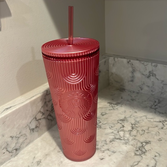 Starbucks Other - Starbucks Pink Mermaid Scale Venti Tumbler